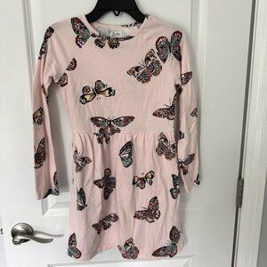 Girls butterfly dress Size 8-10